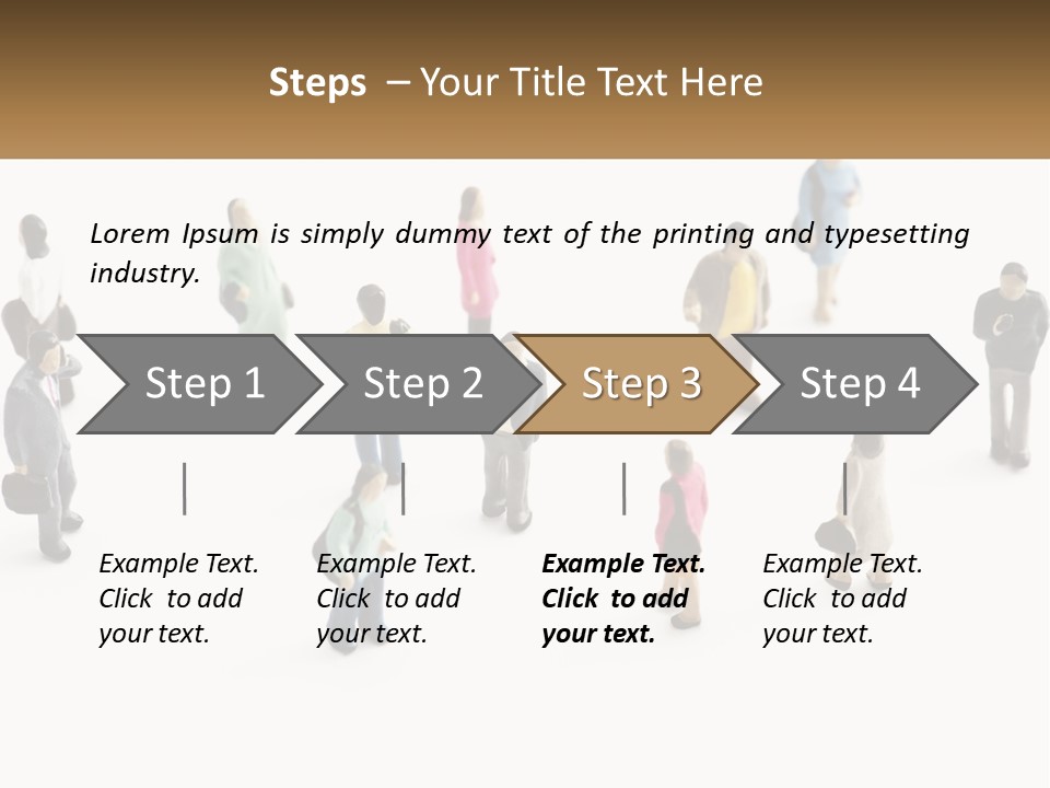 People Made Of Plasticine PowerPoint Template