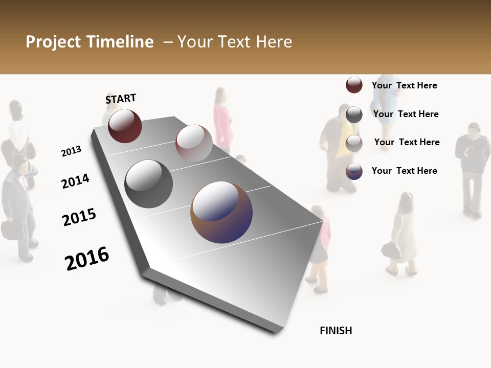 People Made Of Plasticine PowerPoint Template