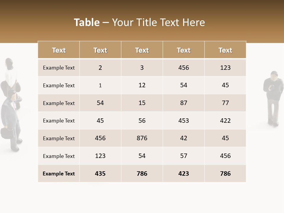 People Made Of Plasticine PowerPoint Template