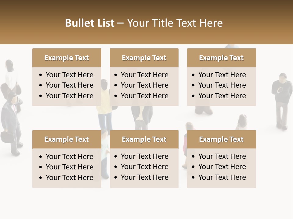 People Made Of Plasticine PowerPoint Template