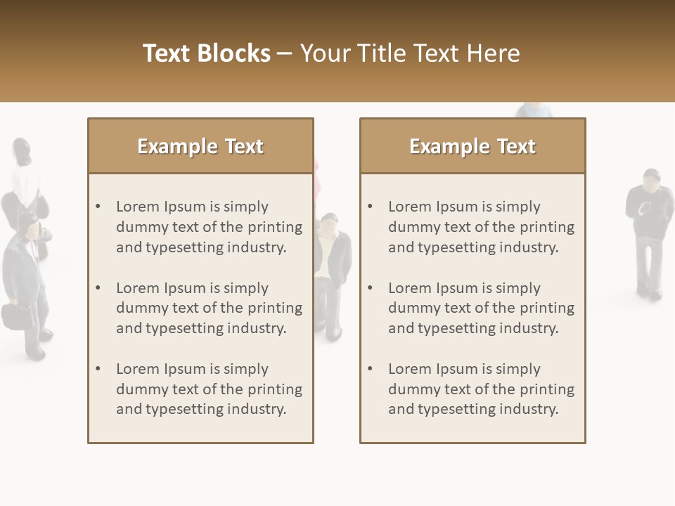 People Made Of Plasticine PowerPoint Template