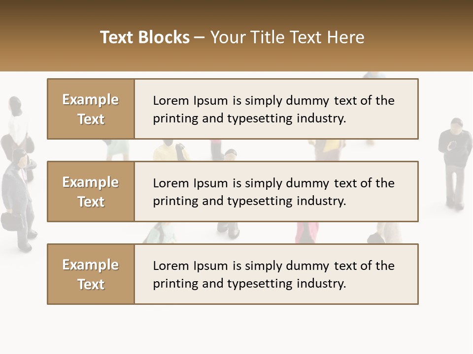People Made Of Plasticine PowerPoint Template