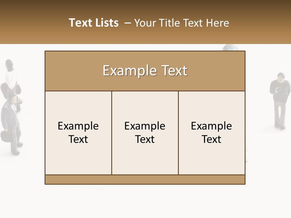 People Made Of Plasticine PowerPoint Template