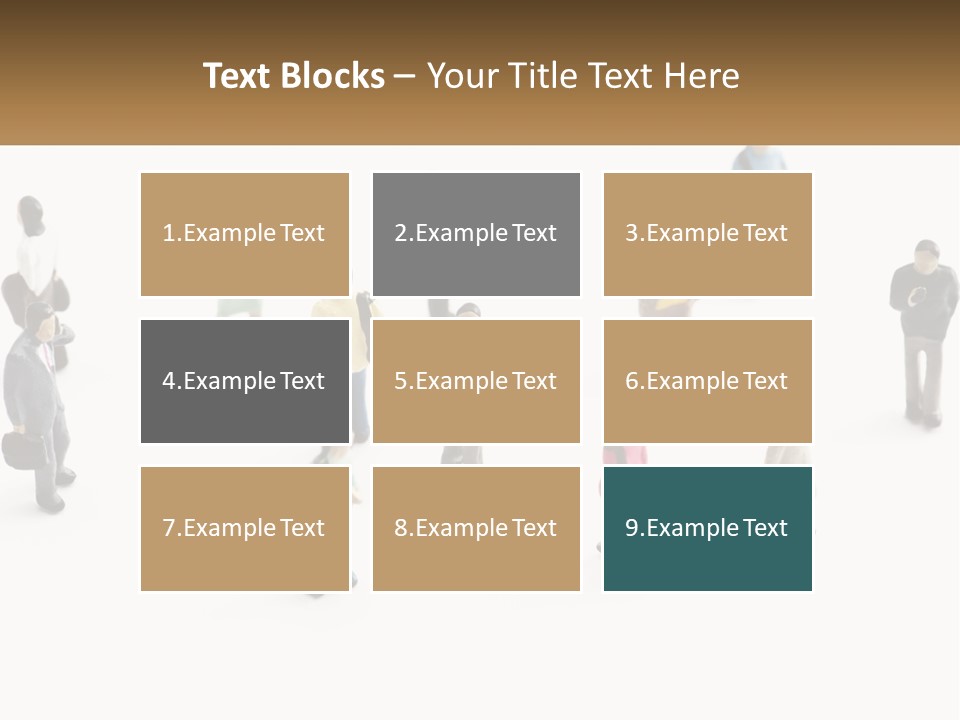 People Made Of Plasticine PowerPoint Template