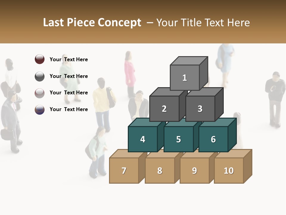 People Made Of Plasticine PowerPoint Template