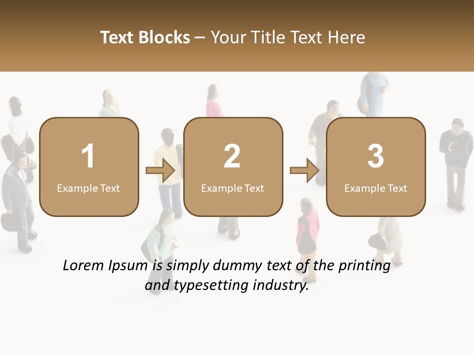 People Made Of Plasticine PowerPoint Template