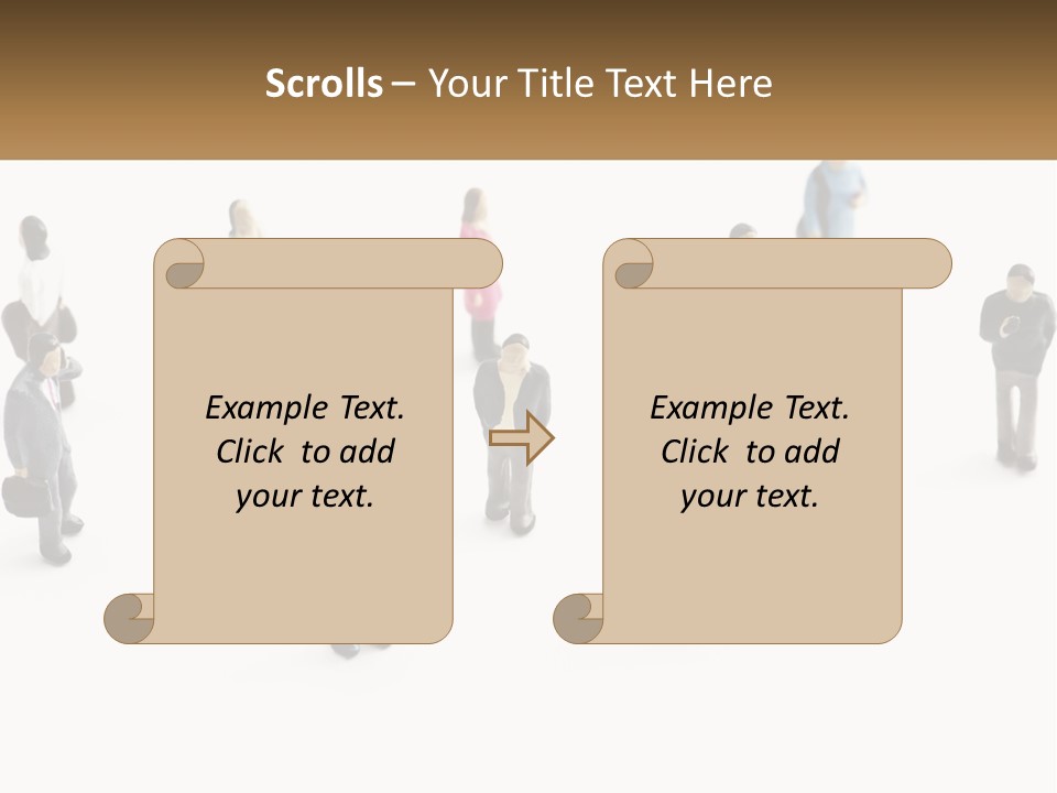 People Made Of Plasticine PowerPoint Template