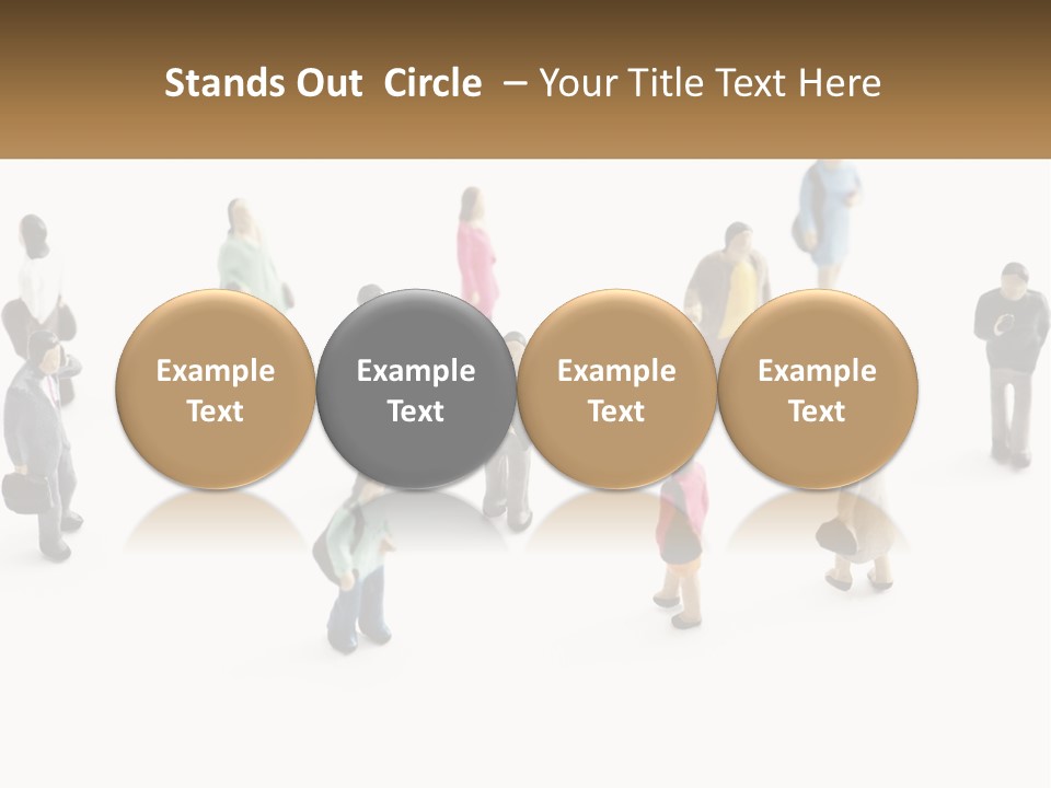 People Made Of Plasticine PowerPoint Template