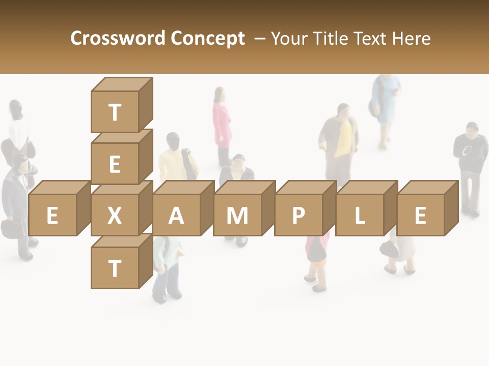 People Made Of Plasticine PowerPoint Template