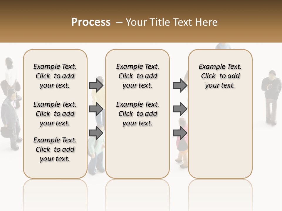 People Made Of Plasticine PowerPoint Template
