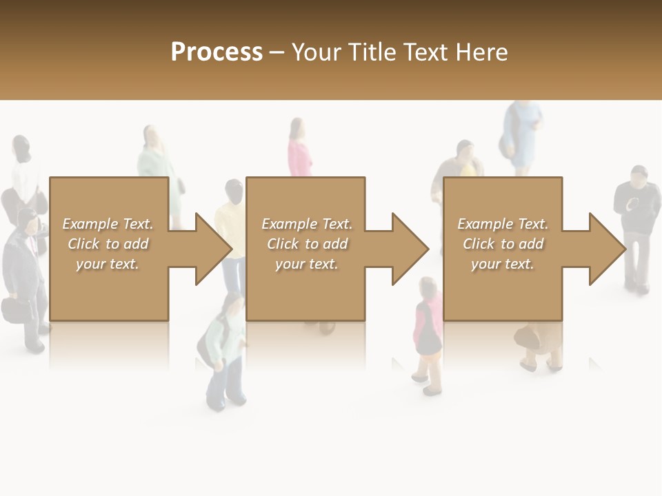 People Made Of Plasticine PowerPoint Template