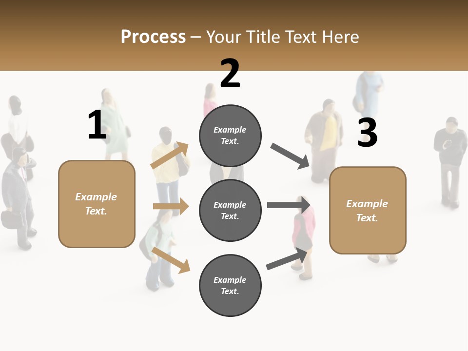 People Made Of Plasticine PowerPoint Template
