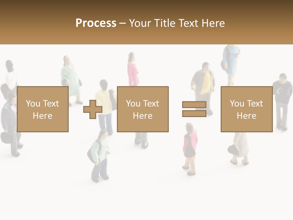 People Made Of Plasticine PowerPoint Template