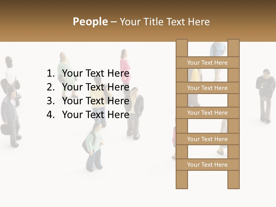 People Made Of Plasticine PowerPoint Template