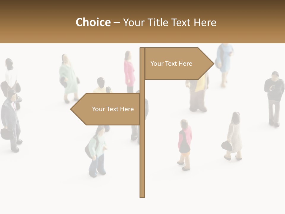 People Made Of Plasticine PowerPoint Template