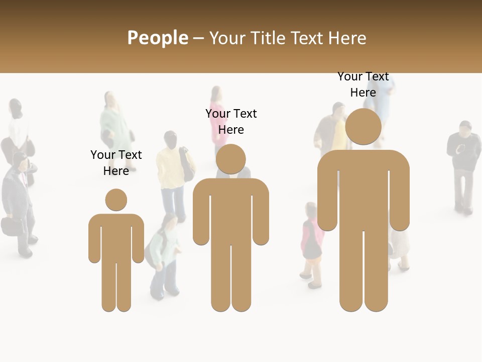 People Made Of Plasticine PowerPoint Template