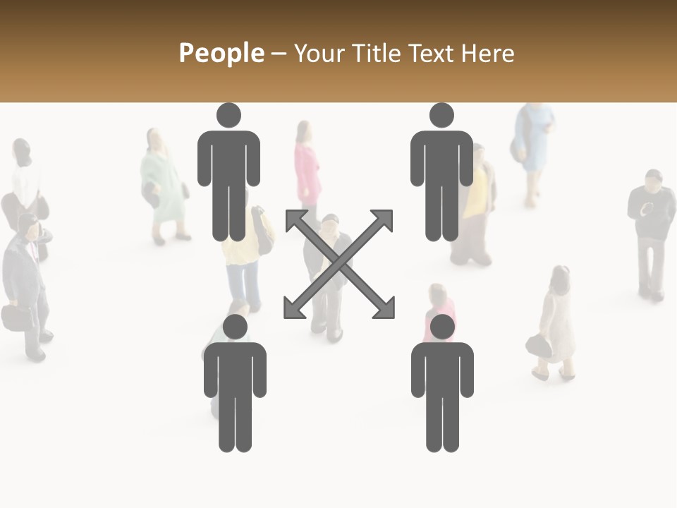 People Made Of Plasticine PowerPoint Template