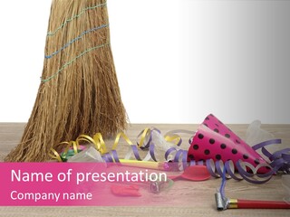 Cleaning After The Birthday PowerPoint Template