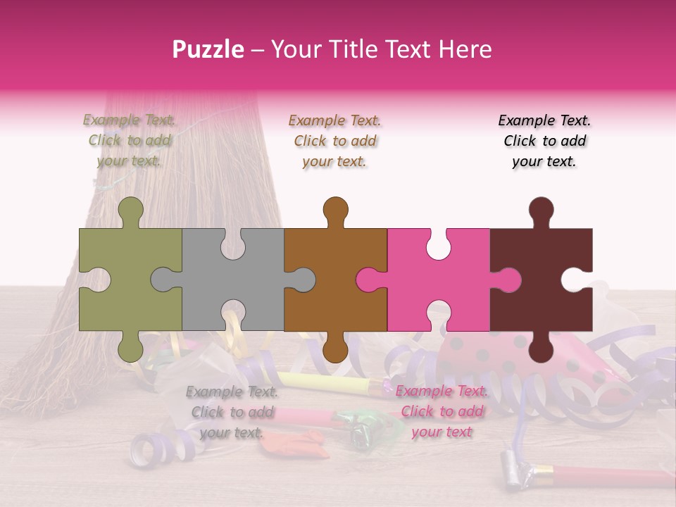 Cleaning After The Birthday PowerPoint Template