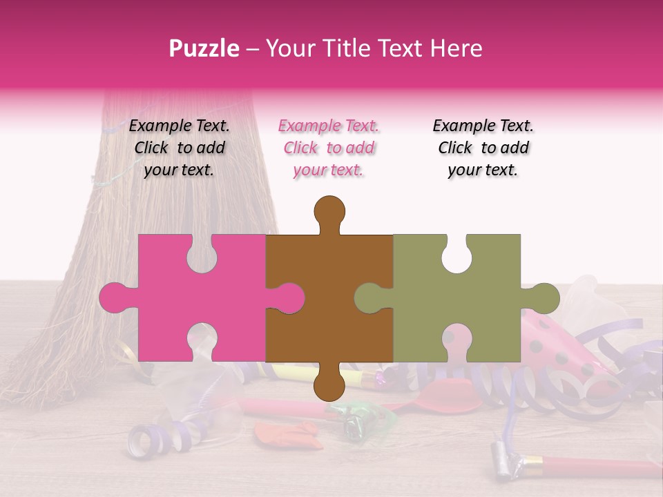 Cleaning After The Birthday PowerPoint Template