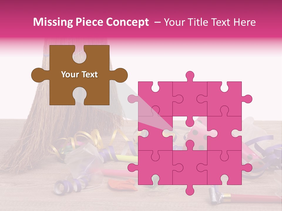 Cleaning After The Birthday PowerPoint Template