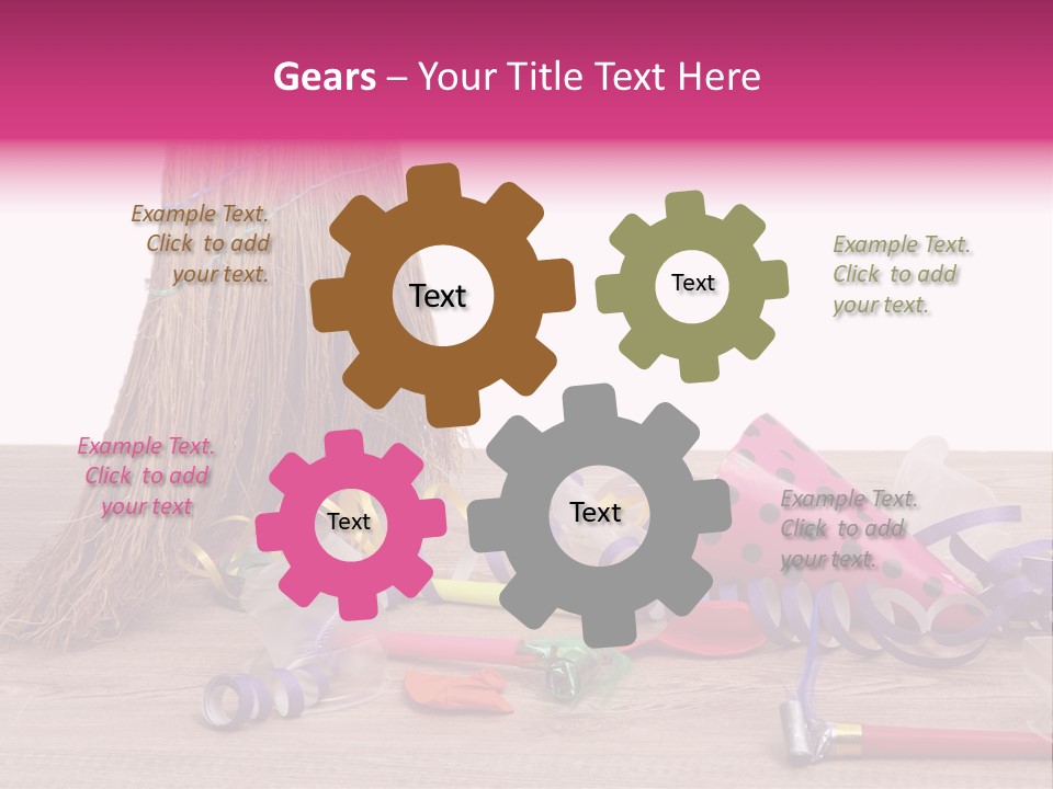 Cleaning After The Birthday PowerPoint Template