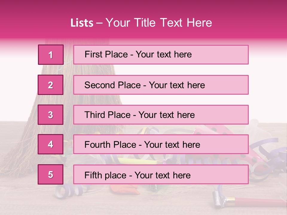 Cleaning After The Birthday PowerPoint Template