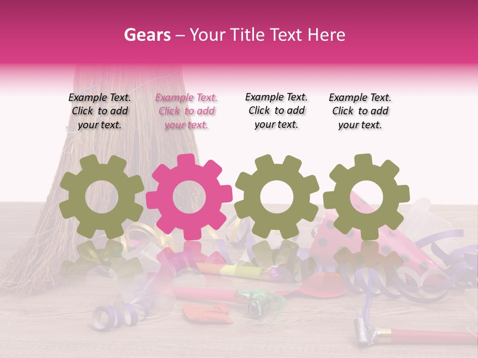 Cleaning After The Birthday PowerPoint Template