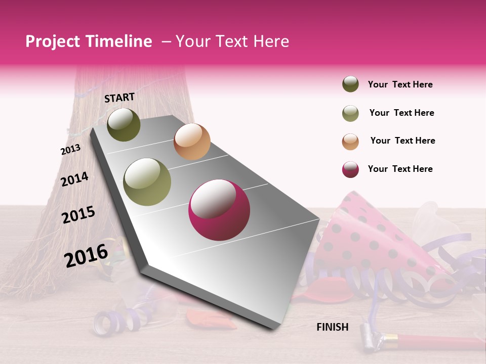 Cleaning After The Birthday PowerPoint Template