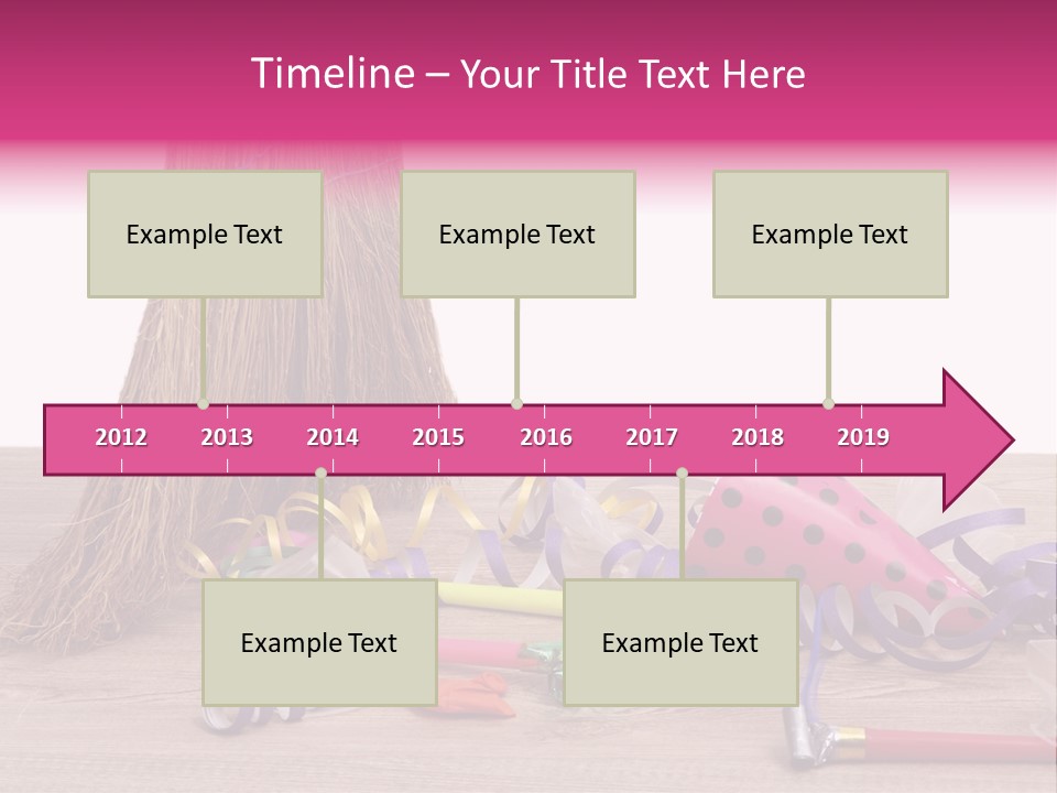 Cleaning After The Birthday PowerPoint Template