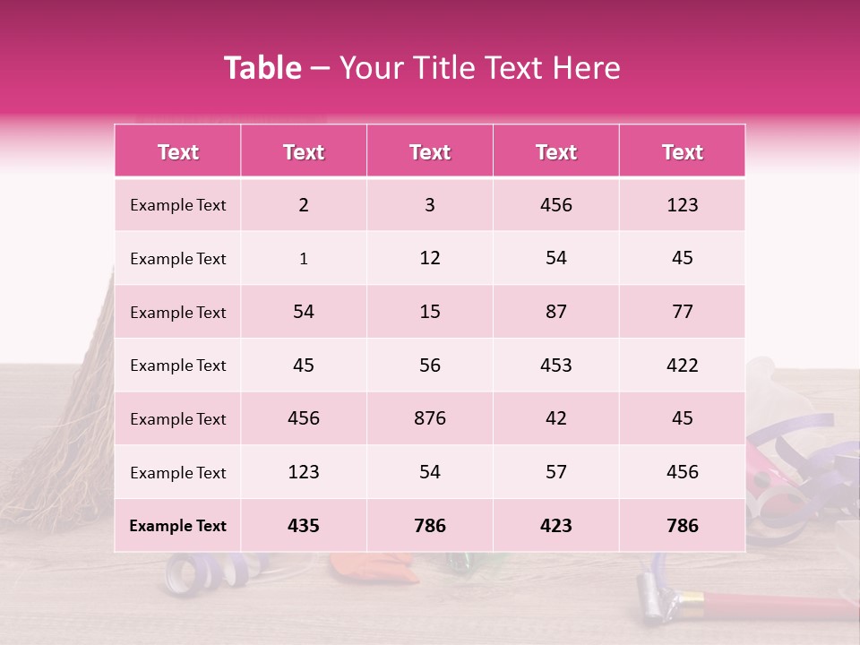 Cleaning After The Birthday PowerPoint Template