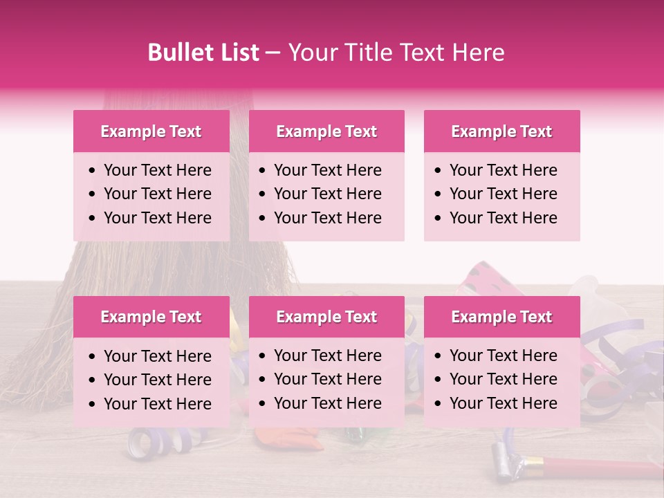 Cleaning After The Birthday PowerPoint Template