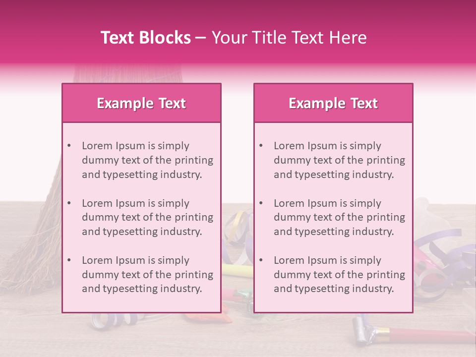 Cleaning After The Birthday PowerPoint Template