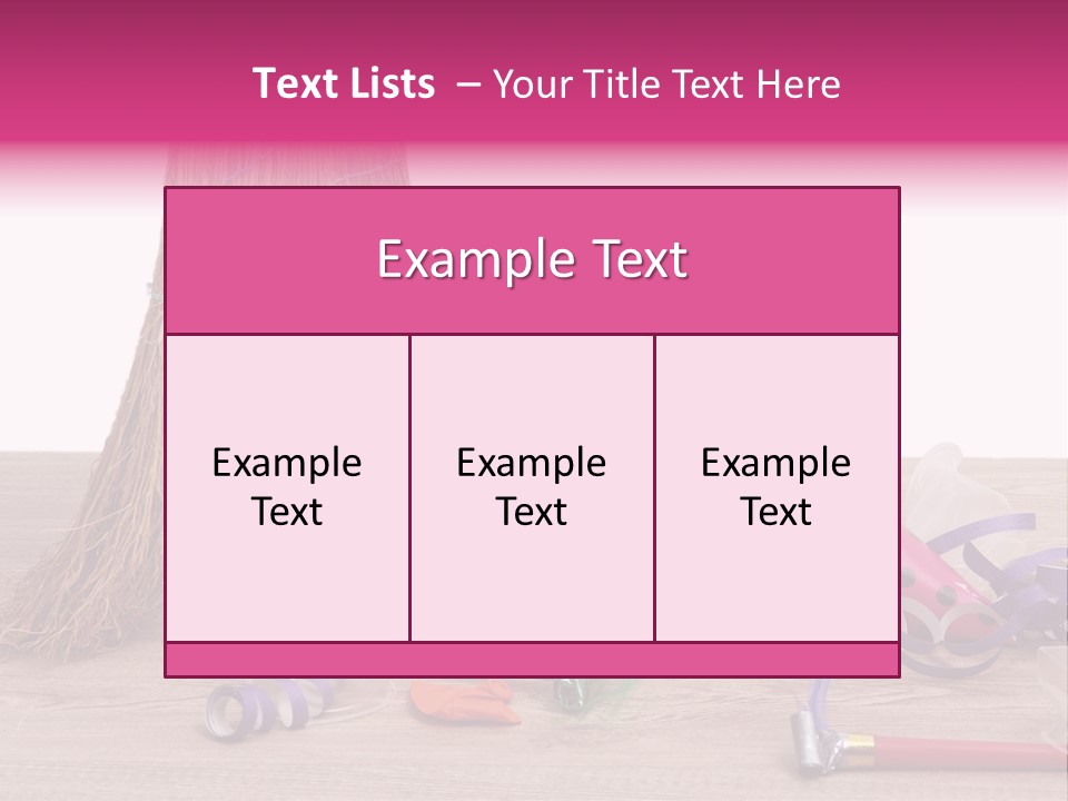 Cleaning After The Birthday PowerPoint Template