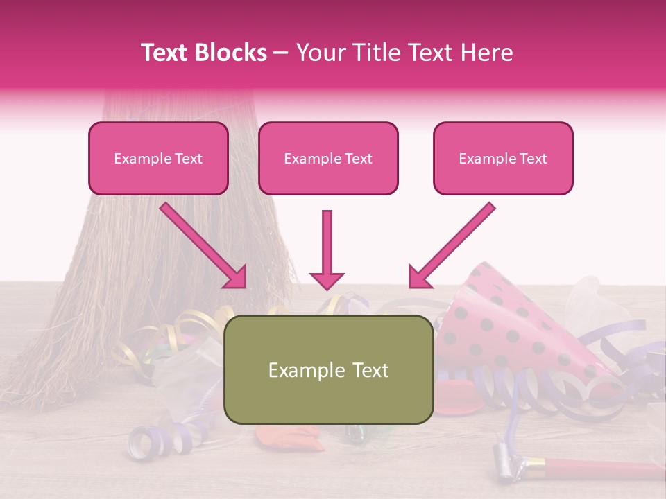 Cleaning After The Birthday PowerPoint Template