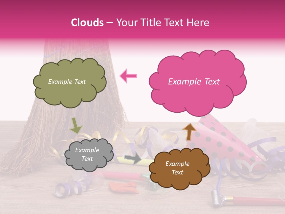 Cleaning After The Birthday PowerPoint Template