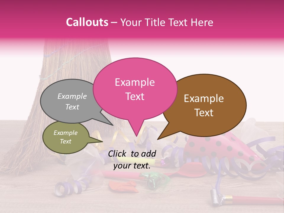 Cleaning After The Birthday PowerPoint Template