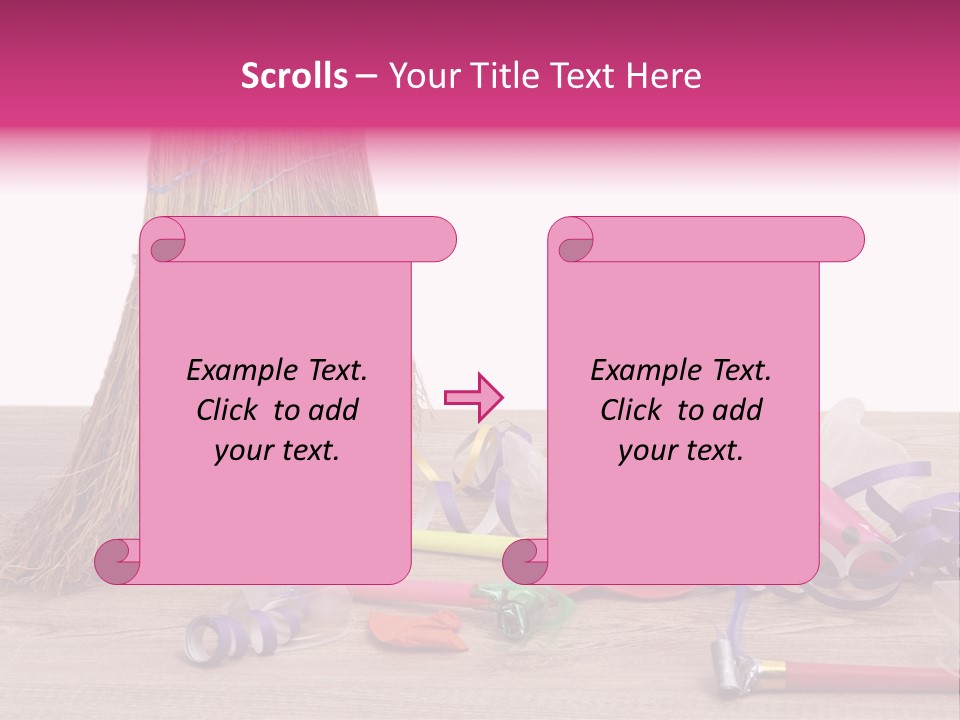 Cleaning After The Birthday PowerPoint Template