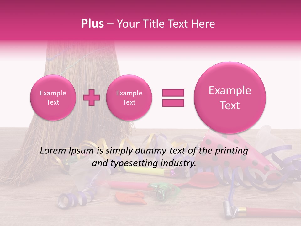 Cleaning After The Birthday PowerPoint Template