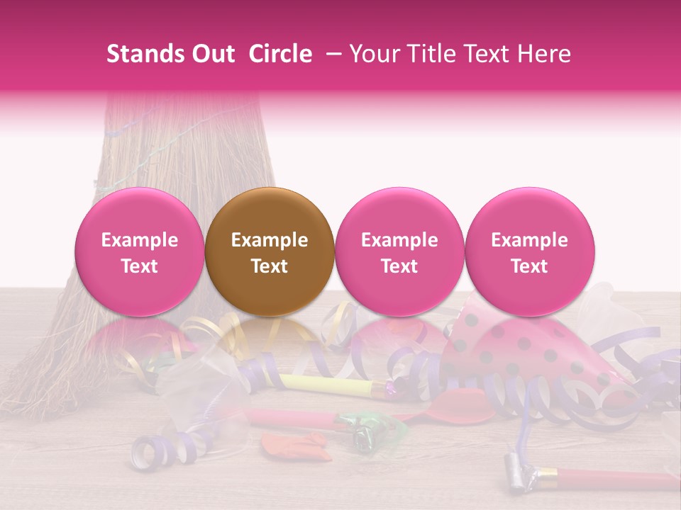 Cleaning After The Birthday PowerPoint Template