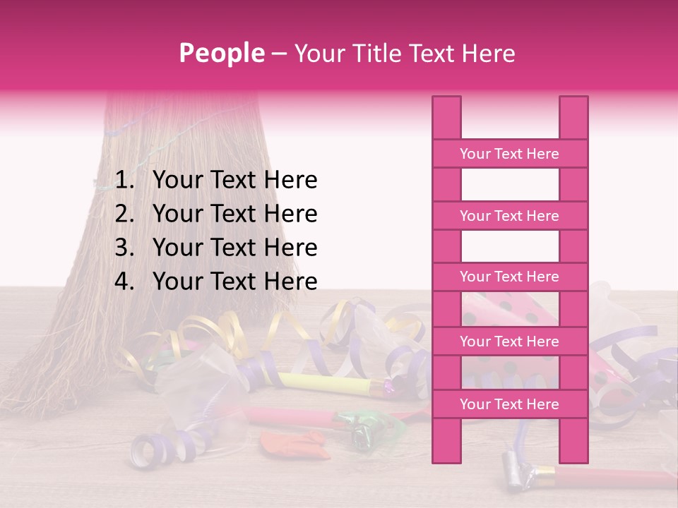 Cleaning After The Birthday PowerPoint Template