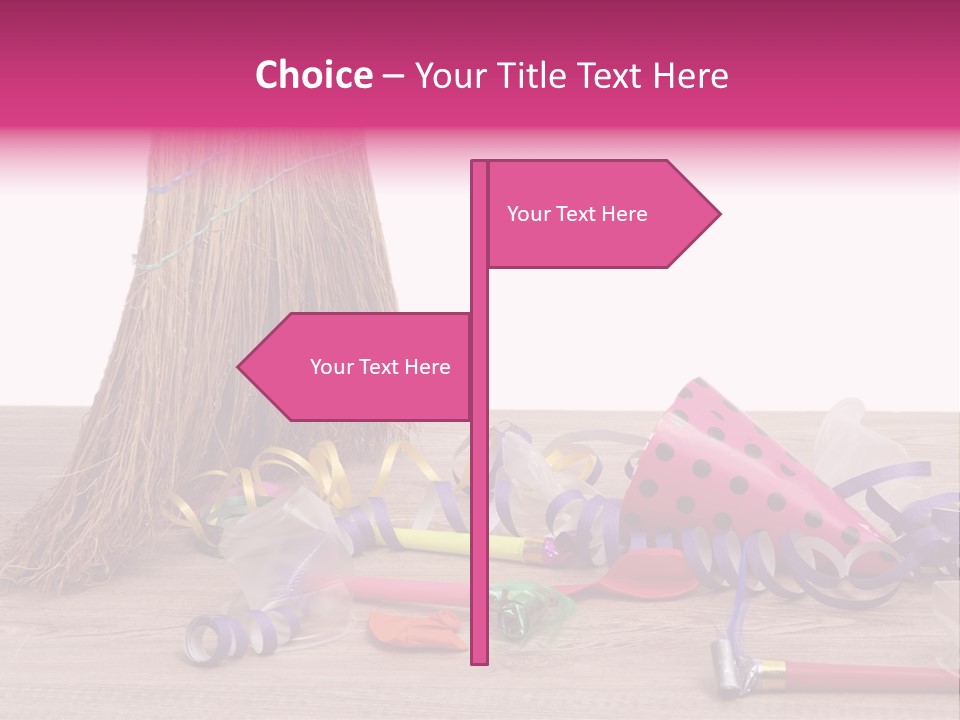 Cleaning After The Birthday PowerPoint Template