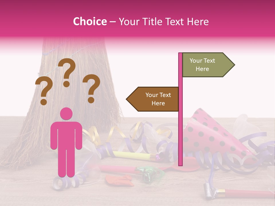 Cleaning After The Birthday PowerPoint Template