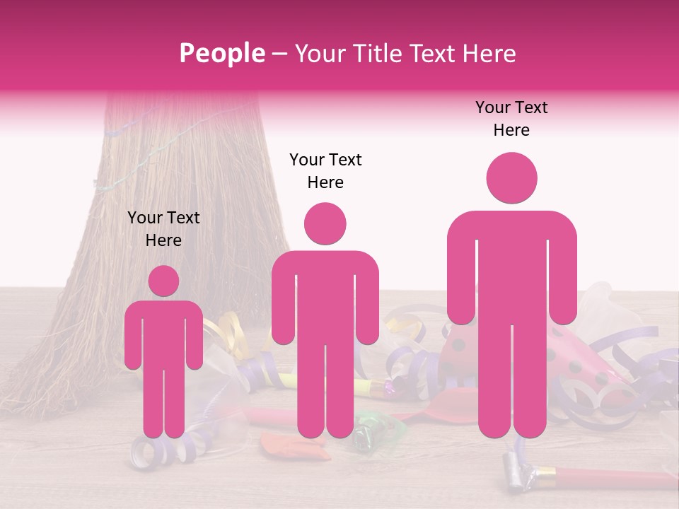 Cleaning After The Birthday PowerPoint Template