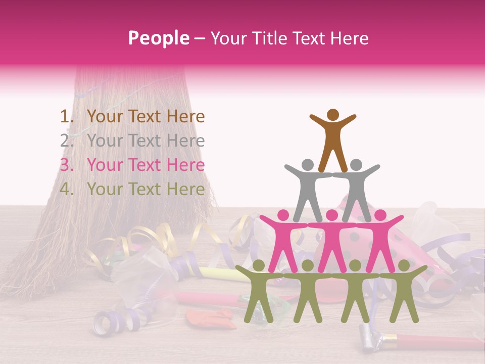 Cleaning After The Birthday PowerPoint Template