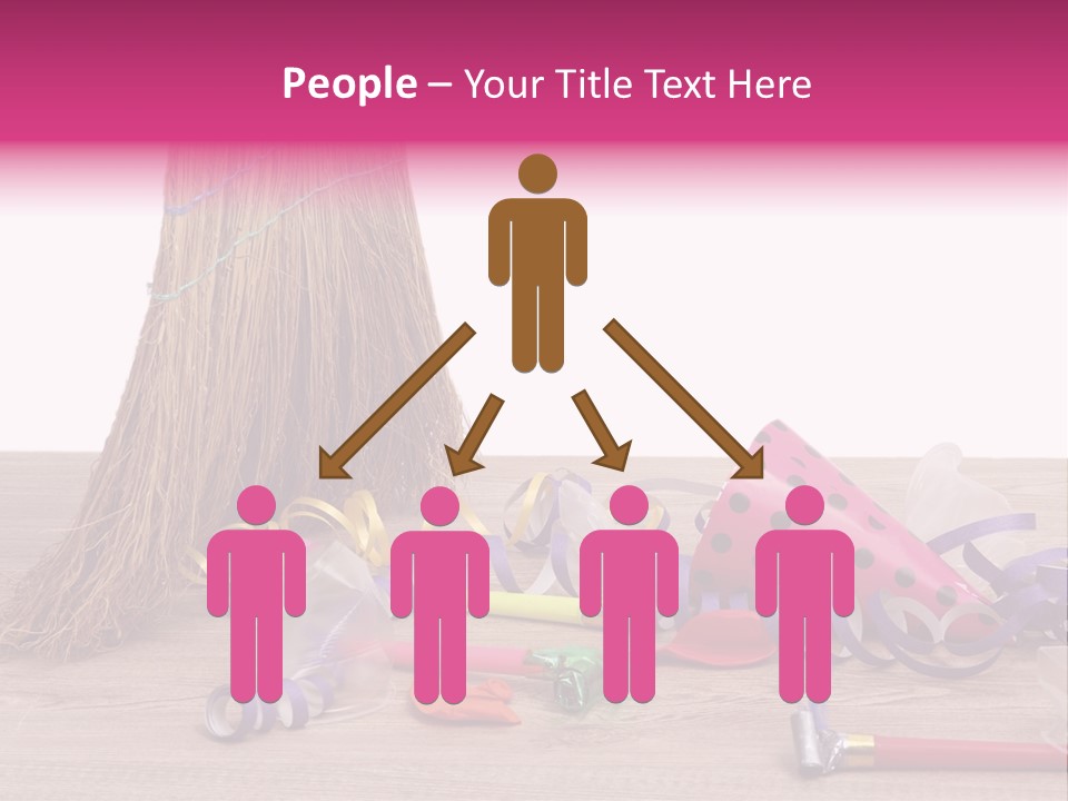 Cleaning After The Birthday PowerPoint Template