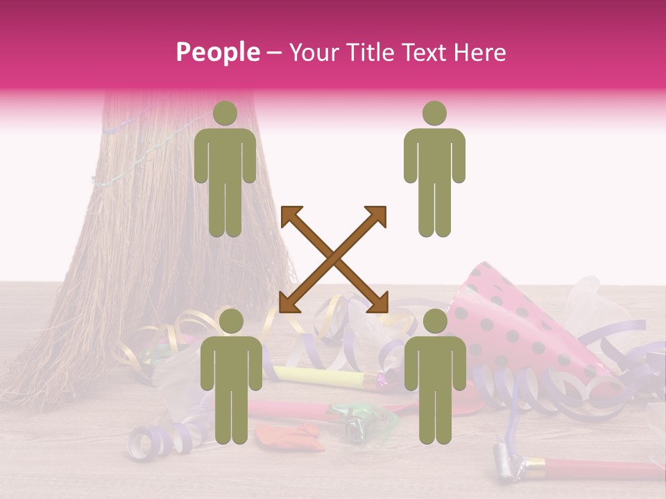 Cleaning After The Birthday PowerPoint Template