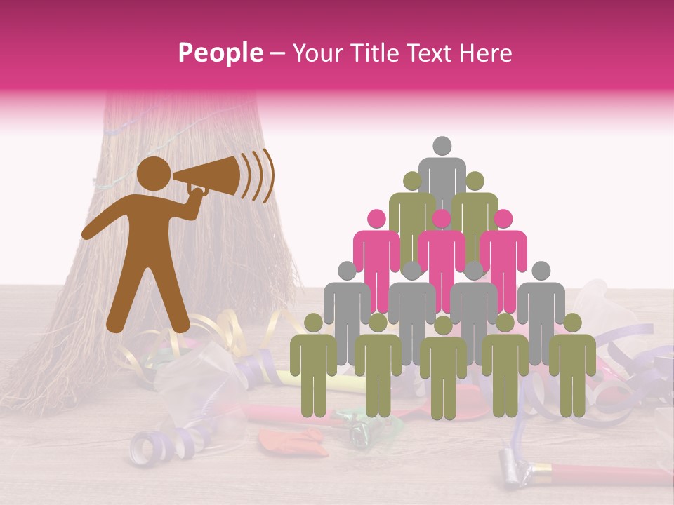 Cleaning After The Birthday PowerPoint Template