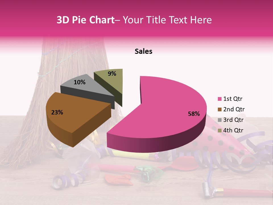 Cleaning After The Birthday PowerPoint Template