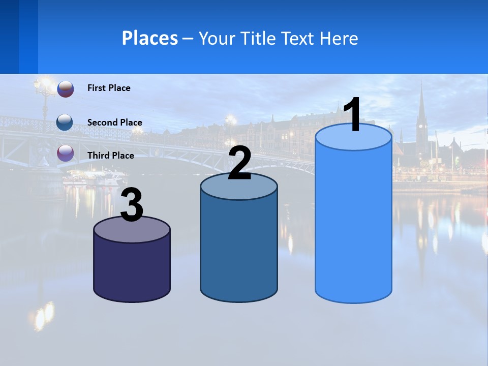 Night Bridge PowerPoint Template